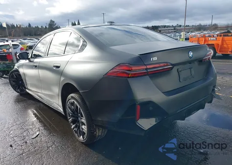 2024 BMW I5 M60 z USA, uszkodzony, nr VIN WBY43FK0XRCS94655